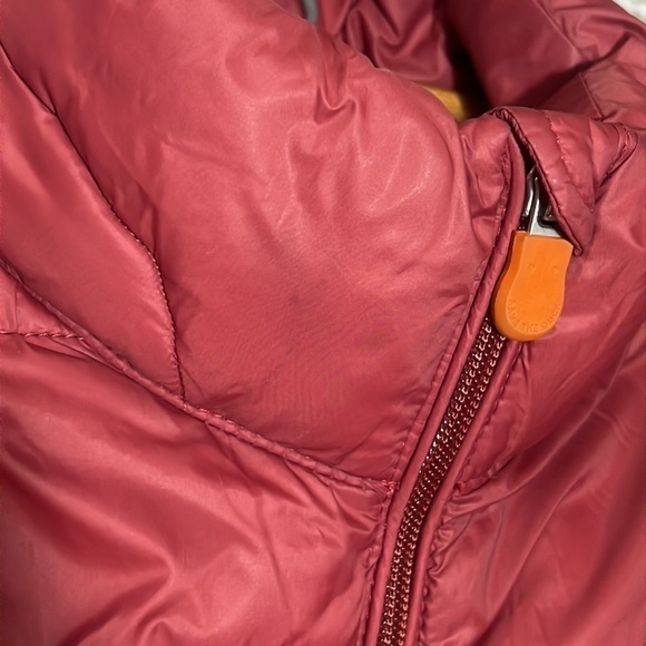 SAVE THE DUCK Puffer Vest Juniors Size 1 Mineral Red & Navy Ultra-Light‎ - Picture 4 of 9